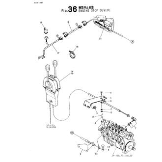 FIG 36. ENGINE STOP DEVICE