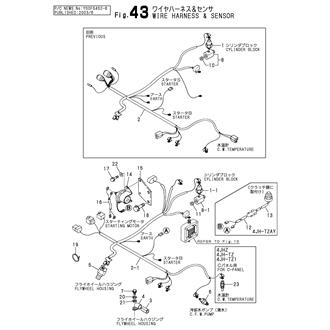 FIG 43. WIRE HARNESS & SENSOR