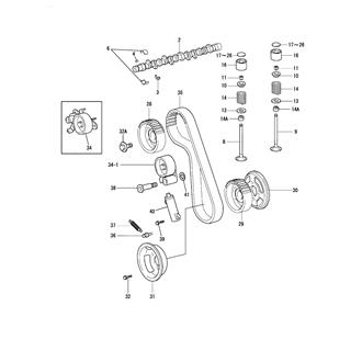 FIG 20. CAMSHAFT(6LP-DT/DTZY)