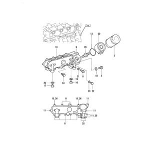 FIG 28. LUB. OIL COOLER COVER(6LP-ST/STZY/STZYJ)