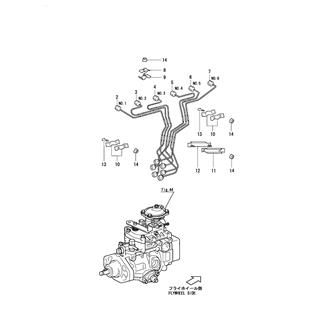 FIG 47. FUEL INJECTION PIPE(6LP-DT/DTZY)