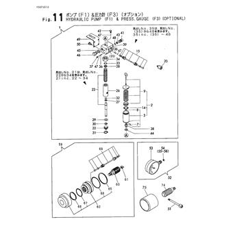 FIG 11. HYD. PUMP(F1) & GAUGE(F3)