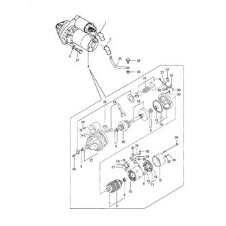 FIG 42. STARTING MOTOR(EARTH FLOAT TYPE)