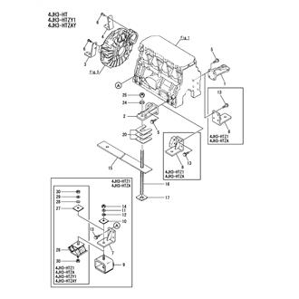 FIG 4. ENGINE BRACKET