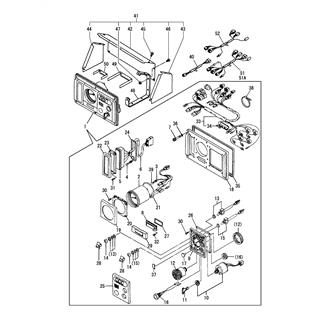 FIG 40. INSTRUMENT PANEL(B-TYPE)(12V)(4JH3-HT)