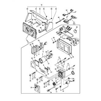 FIG 41. INSTRUMENT PANEL(B-TYPE)(12V)(4JH3-HTZA/HTZAY)