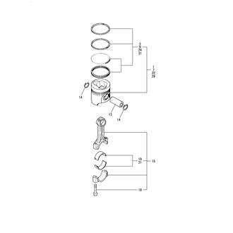 FIG 15. PISTON & CONNECTING ROD