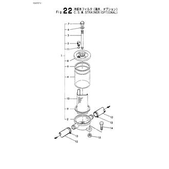 FIG 22. COOLING SEA WATER STRAINER(OPTIONAL)