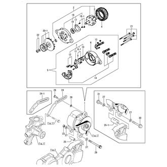 FIG 32. GENERATOR(OPTIONAL)(HITACHI: TO JUN. 2012)