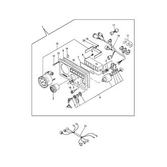 FIG 34. INSTRUMENT PANEL(B-TYPE)(OPTIONAL)