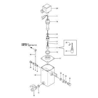 FIG 40. (25A)FUEL OVERFLOW TANK(OPTIONAL)