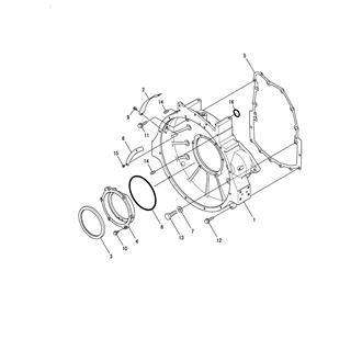 FIG 3. FLYWHEEL HOUSING