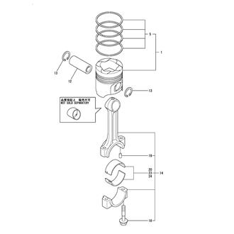 FIG 18. PISTON & CONNECTING ROD