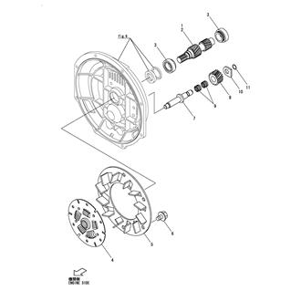 FIG 7. INPUT SHAFT & SUPPORT SHAFT