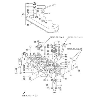 FIG 7. CYLINDER HEAD & BONNET