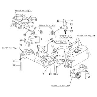 FIG 25. COOLING FRESH WATER PIPE