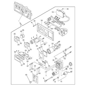 FIG 42. INSTRUMENT PANEL(C-TYPE)