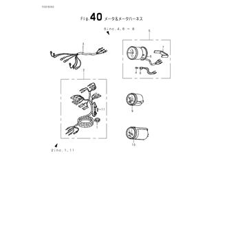 FIG 40. METER & METER HARNESS