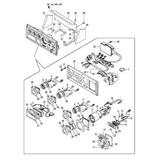 FIG 55. INSTRUMENT PANEL(D-TYPE)(OPTIONAL)