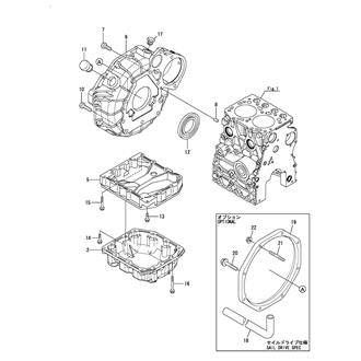 FIG 3. FLYWHEEL HOUSING & OIL SUMP