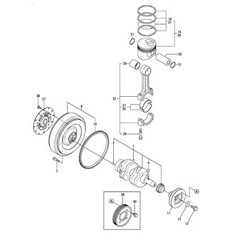 FIG 10. CRANKSHAFT & PISTON