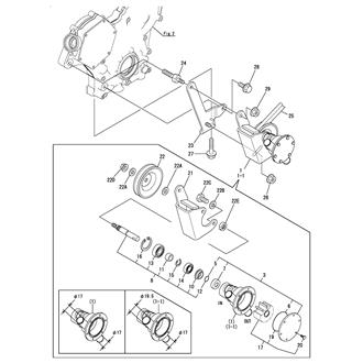 FIG 13. COOLING PUMP(SEA WATER)(TO E/#E6835)