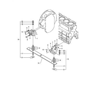 FIG 6. MOUNTING FOOT(Z-DRIVE SPEC.)