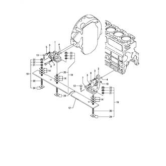 FIG 5. MOUNTING FOOT(WOODEN VESSEL)(FOR YX-71-4)