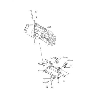 FIG 38. BRACKET(FUEL INJECTION PUMP)