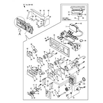 FIG 71. (50A)INSTRUMENT PANEL(D-TYPE)(2-PANEL SPEC.)