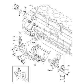 FIG 73. (25A)LUB. OIL PRIMING PIPE(CYLINDER BLOCK)