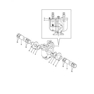 FIG 111. (33B)FILTER(SEA WATER)(DUPLEX)(OPTIONAL)(TO AUG. 2010)