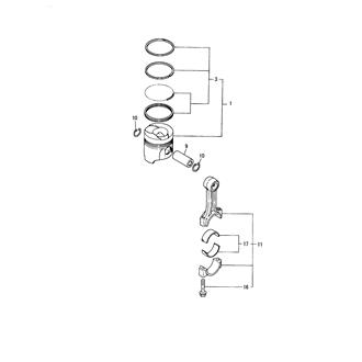 FIG 14. PISTON & CONNECTING ROD