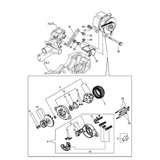 FIG 33. GENERATOR(EARTH FLOAT TYPE)(HITACHI)