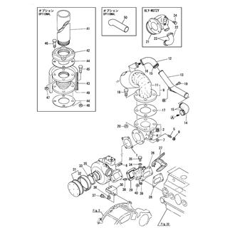 FIG 9. TURBOCHARGER & MIXING ELBOW(6LY-WST,WSTZY)