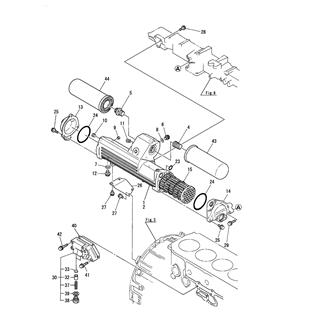 FIG 16. LUB.OIL COOLER & LUB.OIL STRAINER