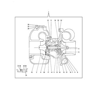 FIG 10. TURBOCHARGER COMPONENT PARTS(6LY-WST,WSTZY)