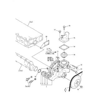 FIG 23. COOLING FRESH WATER PUMP