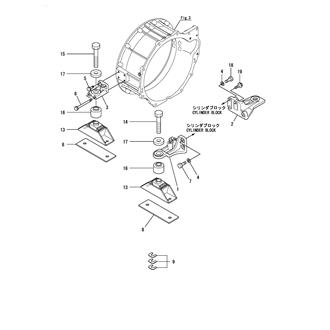 FIG 5. MOUNTING FOOT(SHOCK ABSORBER)