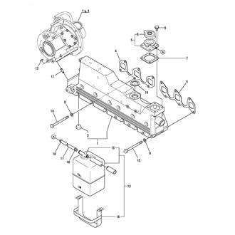 FIG 15. EXHAUST MANIFOLD