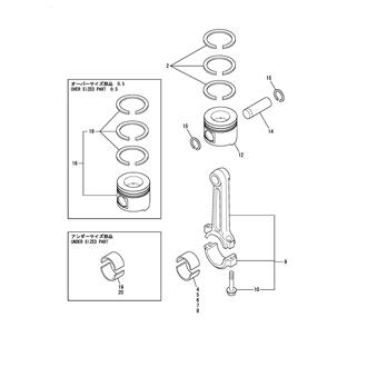 FIG 22. PISTON & CONNECTING ROD