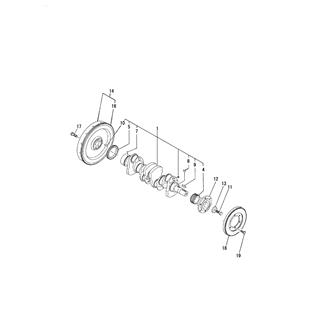 FIG 18. CRANKSHAFT & FLYWHEEL