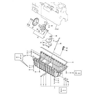 FIG 6. OIL SUMP & LUB. OIL PUMP