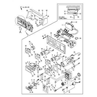 FIG 43. INSTRUMENT PANEL(D-TYPE)(2-PANEL SPEC.)