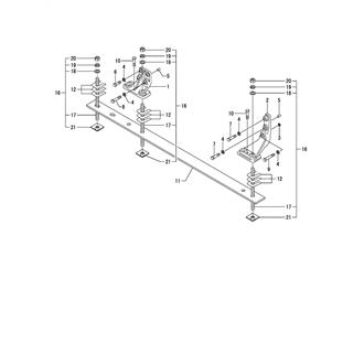 FIG 6. MOUNTING FOOT(YXH-130, YXH2-130)(DIRECT MOUNTING SPEC.)