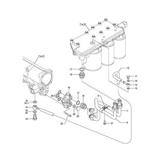 FIG 25. LUB. OIL PIPE(LUB. OIL FILTER)