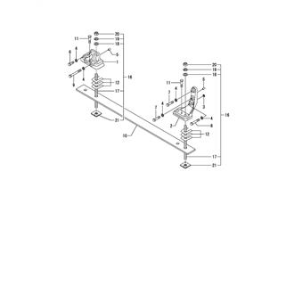 FIG 73. (6A)MOUNTING FOOT(CLUTCHLESS)(DIRECT MOUNTING SPEC.)