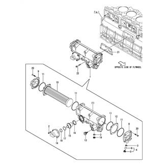 FIG 79. (21A)LUB. OIL COOLER(BV, NK SPEC.)