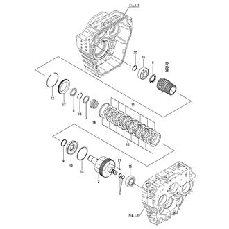 FIG 13. SUPPORT SHAFT(1ST)(YXH2-130-7S)