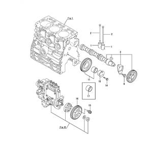 FIG 12. CAMSHAFT & DRIVING GEAR